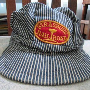 “Strasburg railroad” blue/white/red/yellow hat